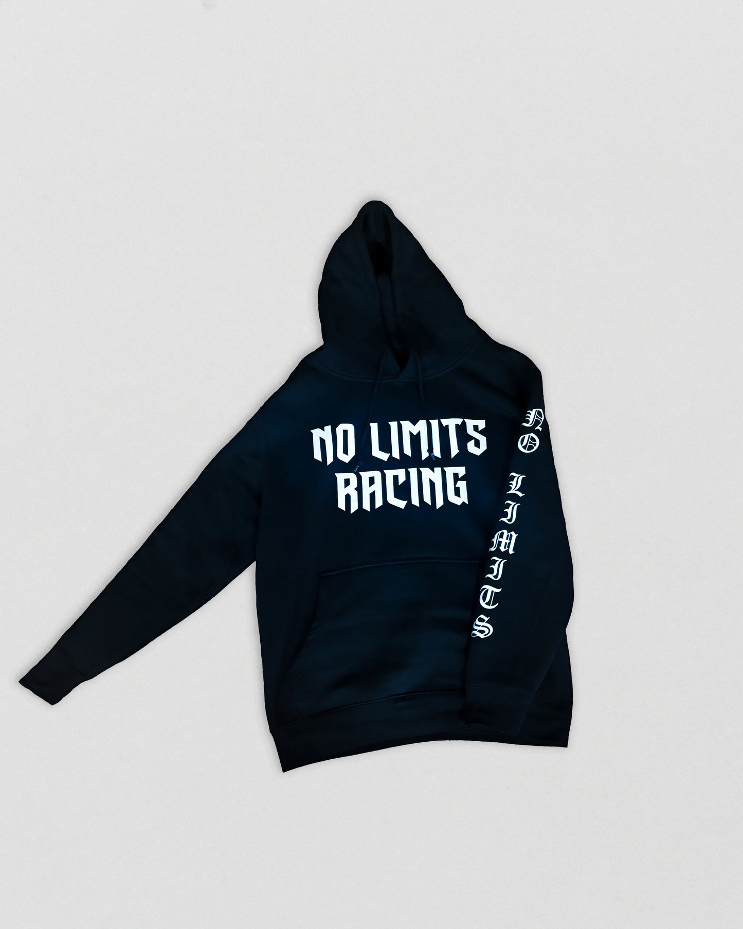 Sweatshirt: NO LIMITS RACING- FASTER & FASTER